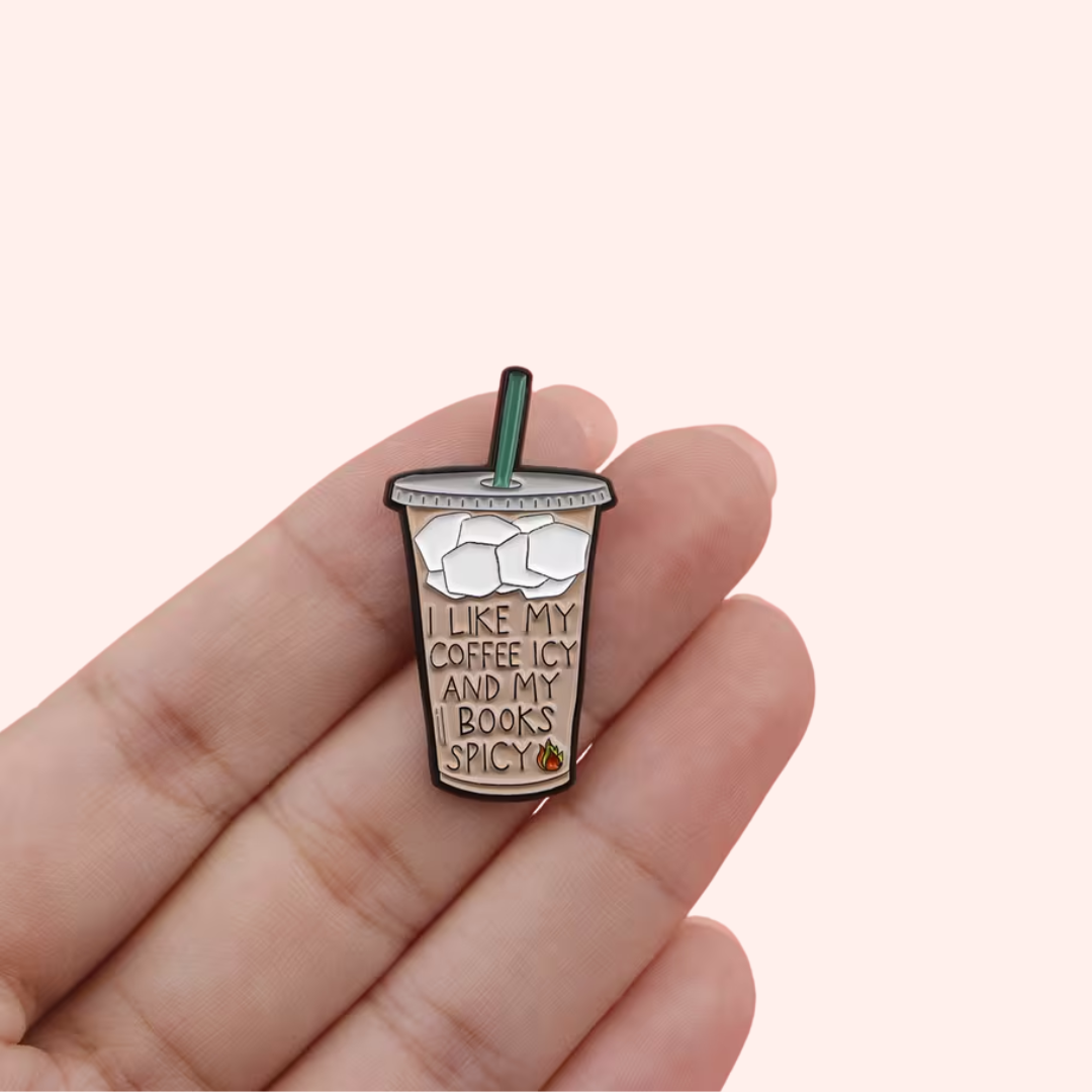 "I Like My Coffee Icy and My Books Spicy” пинче