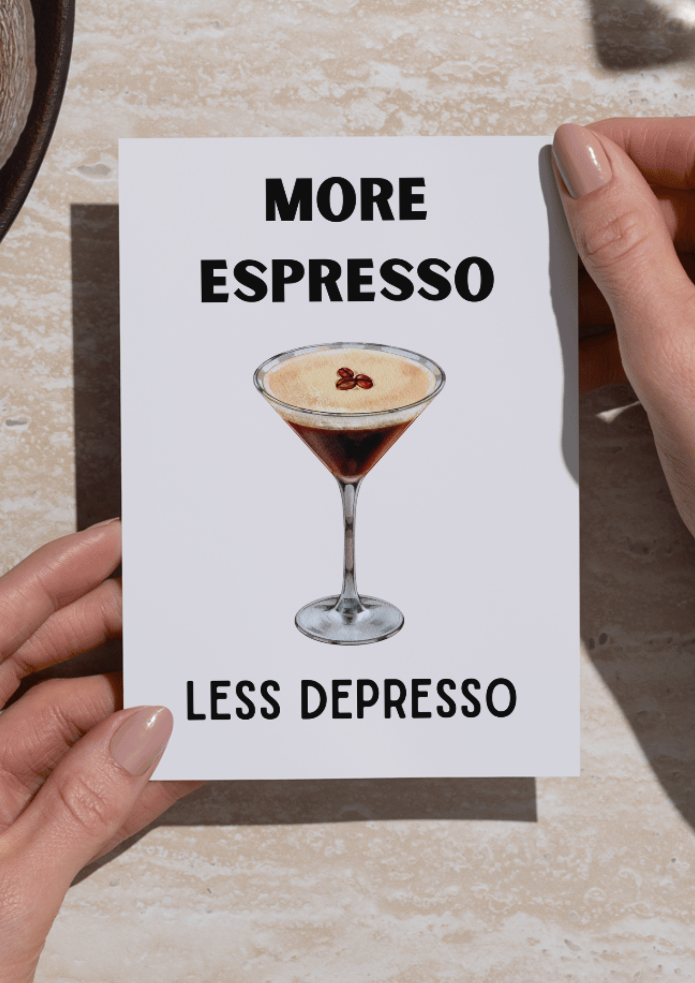 More Espresso Картичка