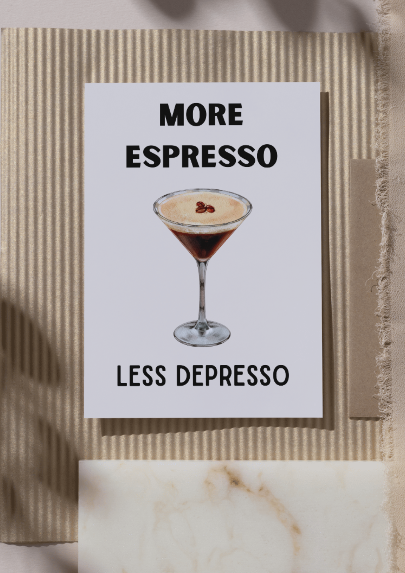 More Espresso Картичка