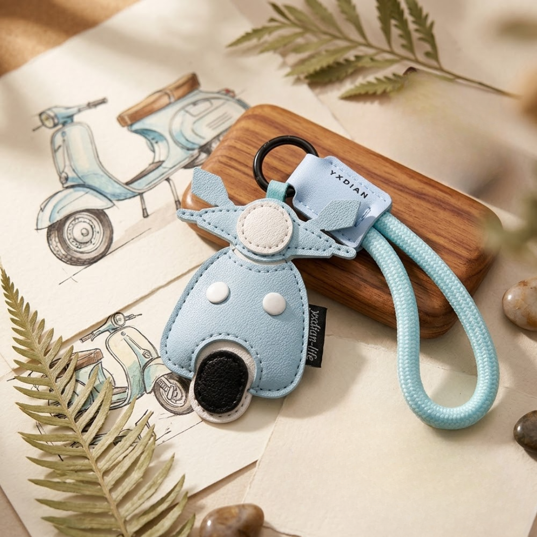 Vintage Vespa ключодържател
