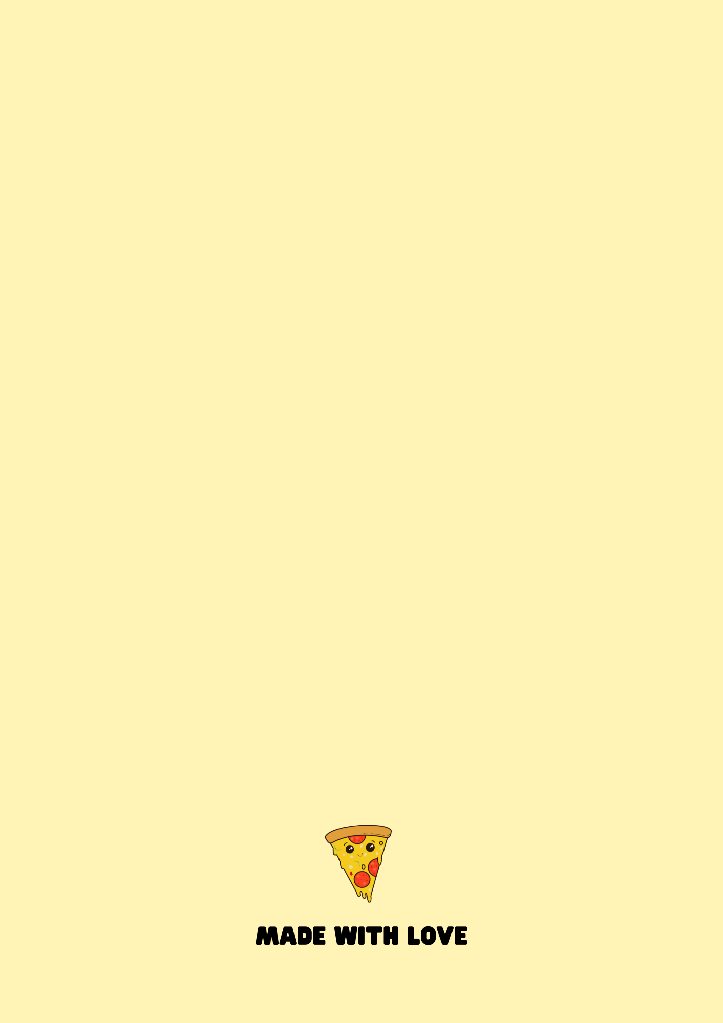 More Than Pizza Картичка