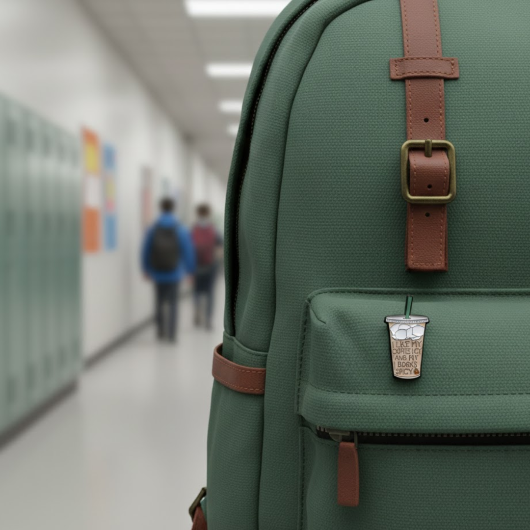 "I Like My Coffee Icy and My Books Spicy” пинче