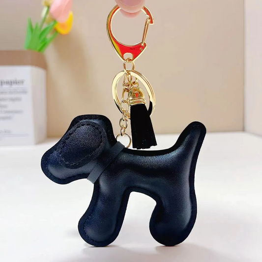 'Puppy Chic' Charm Черно