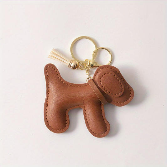 'Puppy Chic' Charm Кафяво