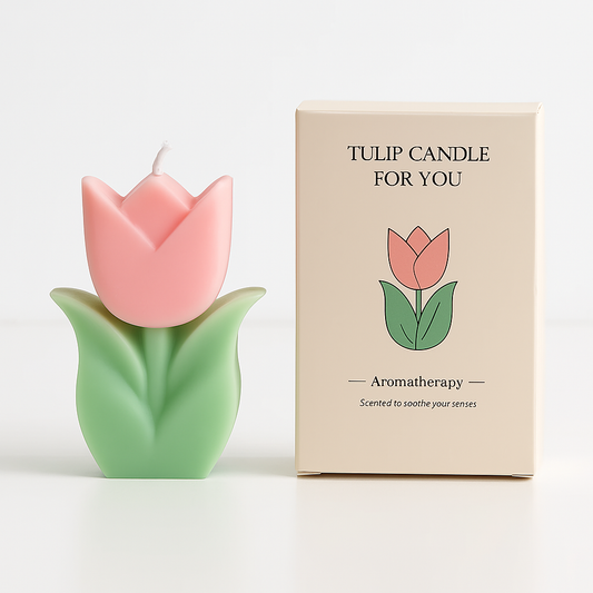 Ароматна свещ „Pink Tulip"