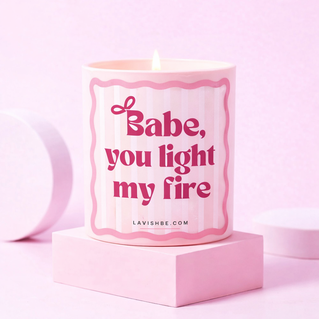 “Babe, you light my fire” ароматна свещ