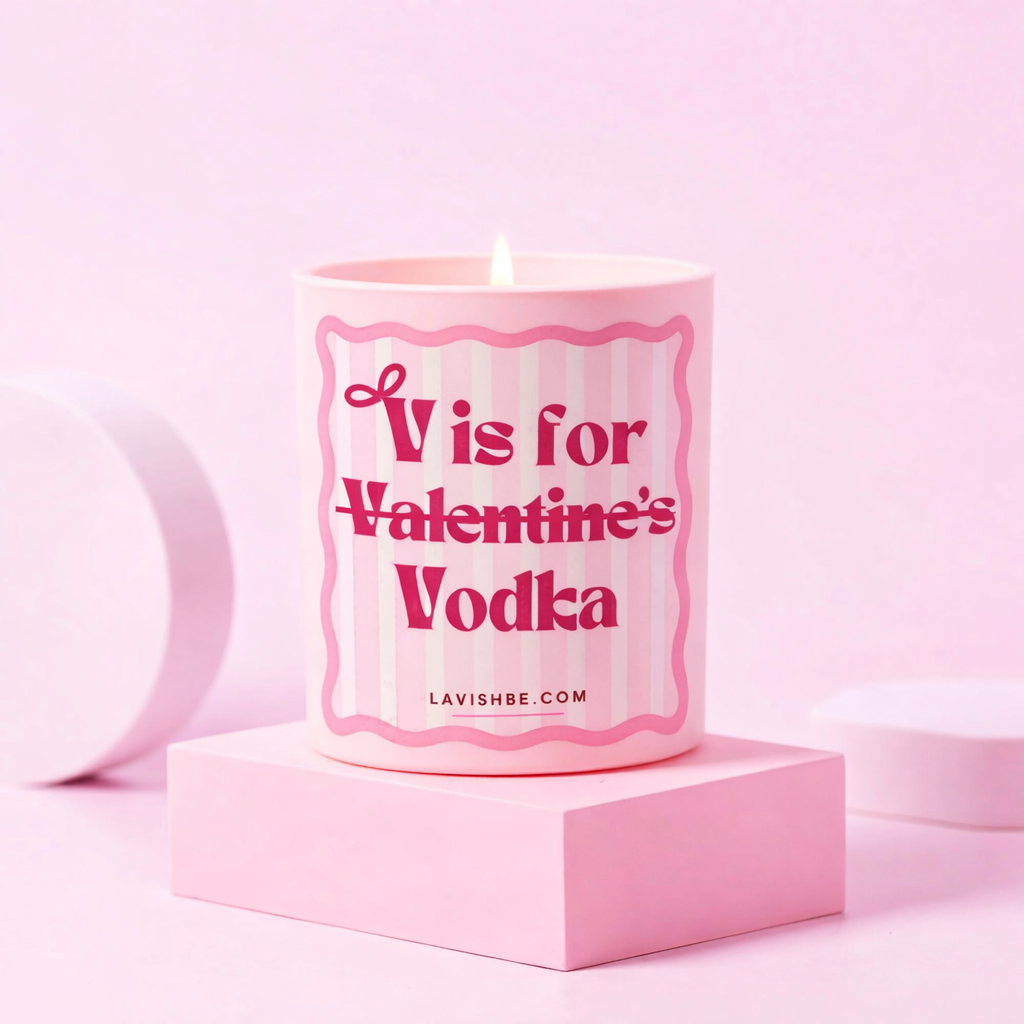 “V is for Valentine’s / Vodka” ароматна свещ