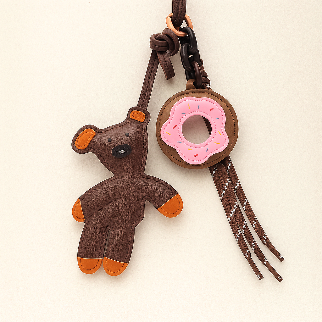 Teddy Bear & Donut Висулка