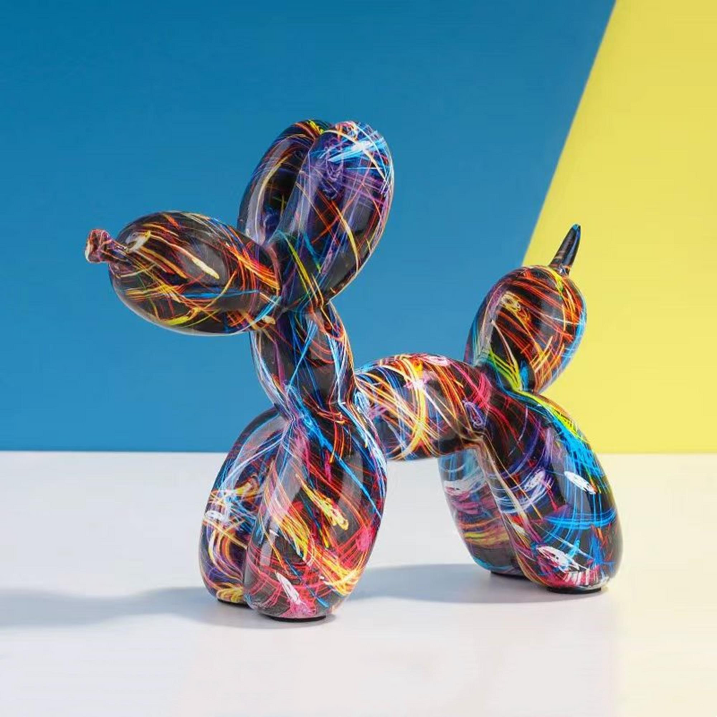 Neon Vibe Balloon Dog Фигура