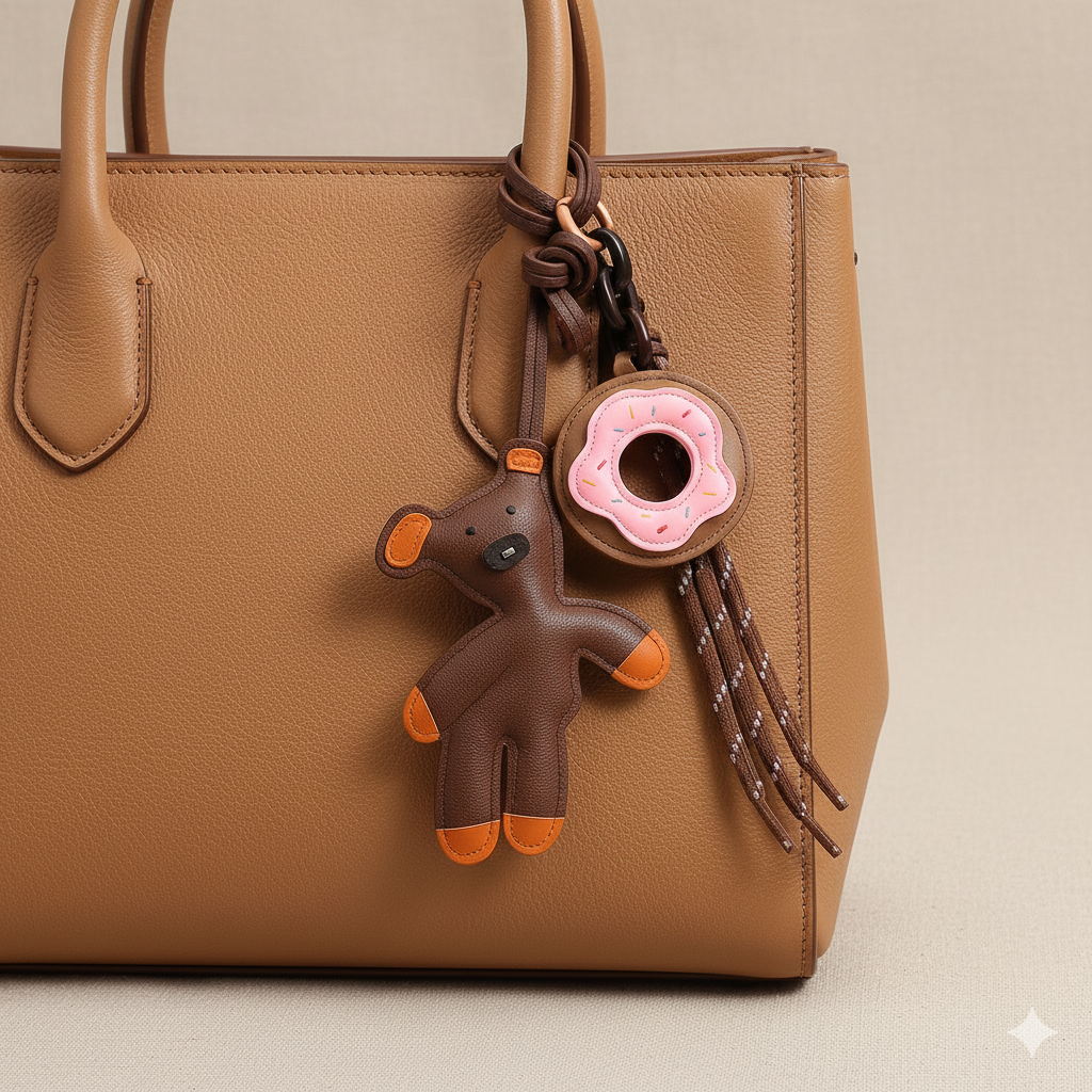 Teddy Bear & Donut Висулка