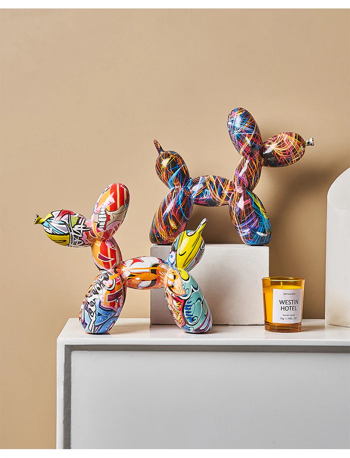 Graffiti Balloon Dog Фигура