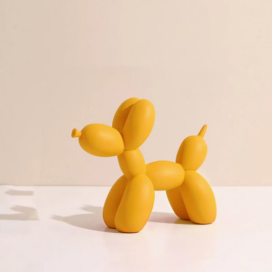 Balloon Dog Figure Жълто
