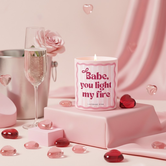 “Babe, you light my fire” ароматна свещ
