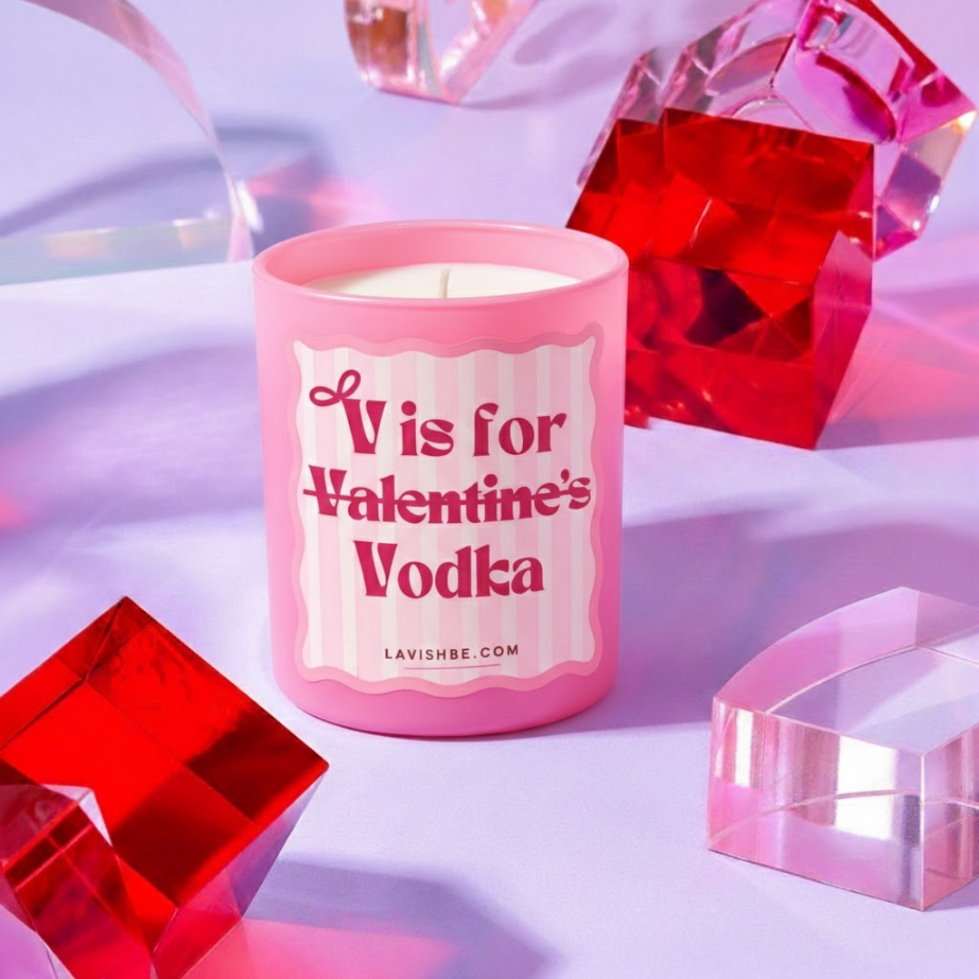 “V is for Valentine’s / Vodka” ароматна свещ