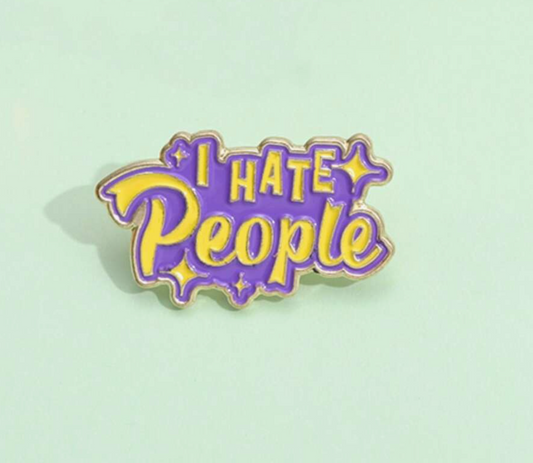I hate people Пин