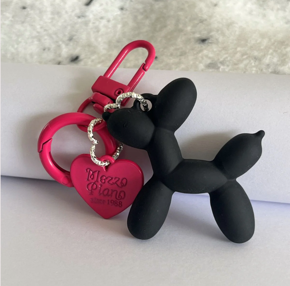 Ключодържател Balloon Dog Black Matte