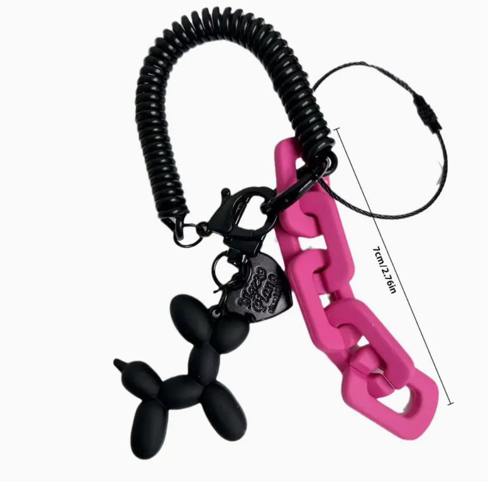 Balloon Dog Ключодържател с разтегаема верижка