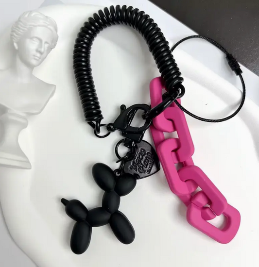 Balloon Dog Ключодържател с разтегаема верижка