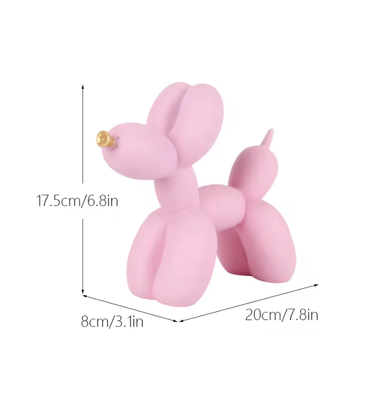 Balloon Dog Розова Фигурка