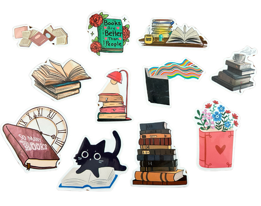Book Lover Стикери