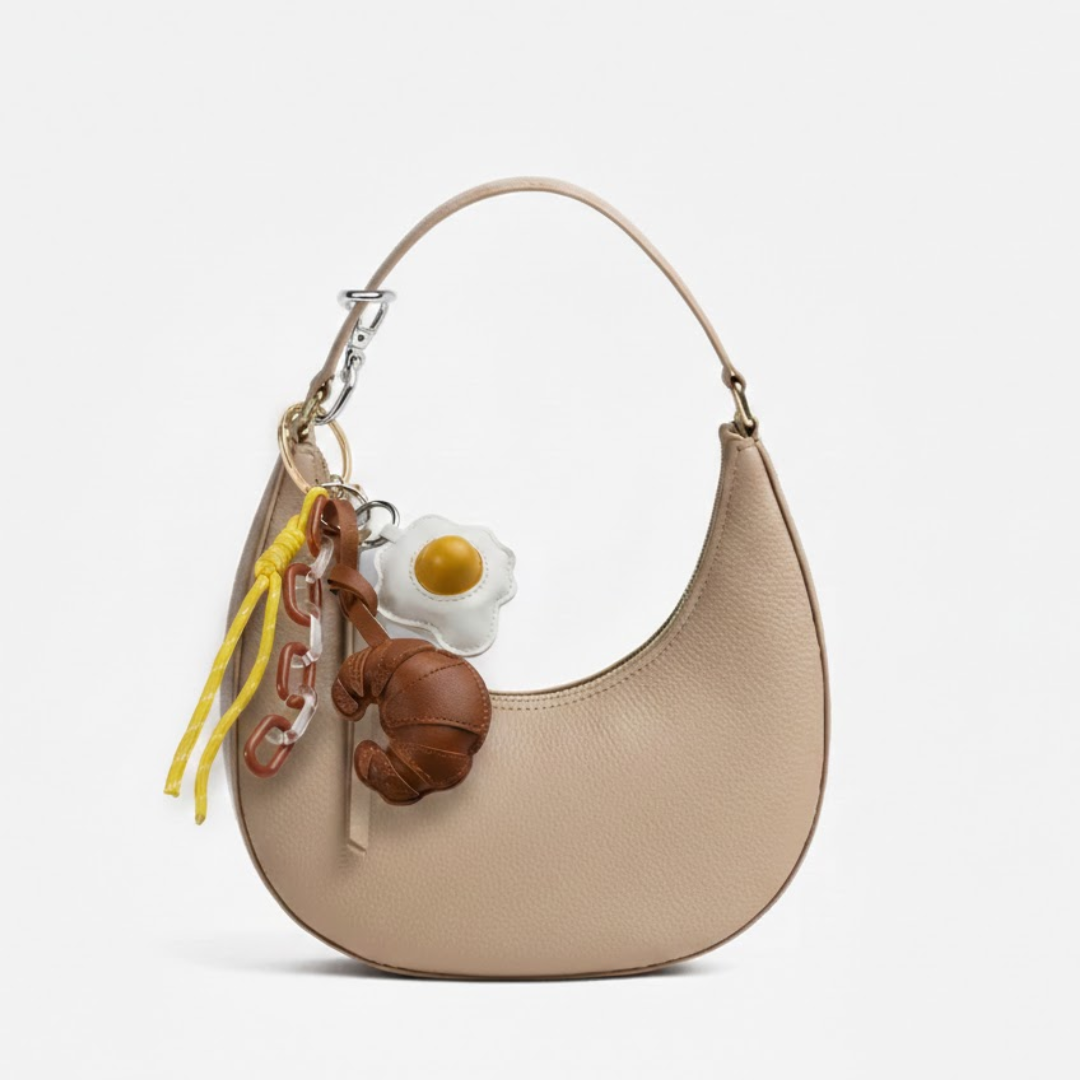 'Egg & Croissant' висулка за чанта