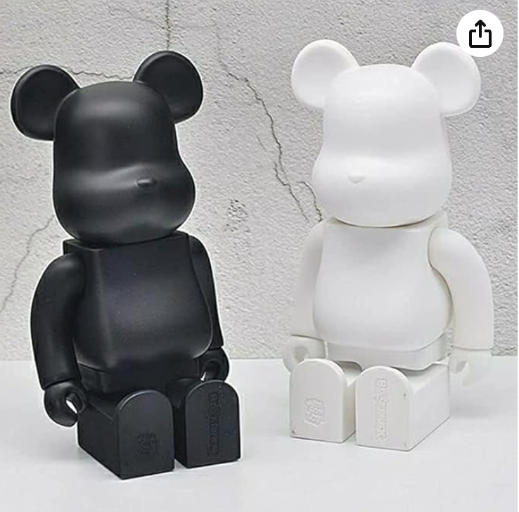 BearBrick фигурка - Бяло