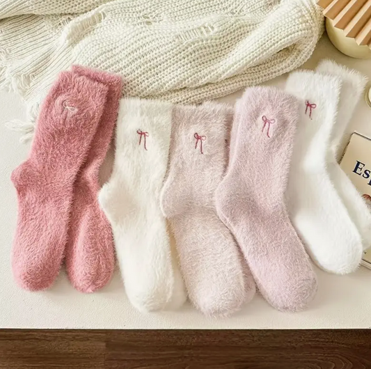 Fluffy Ribbon Чорапи
