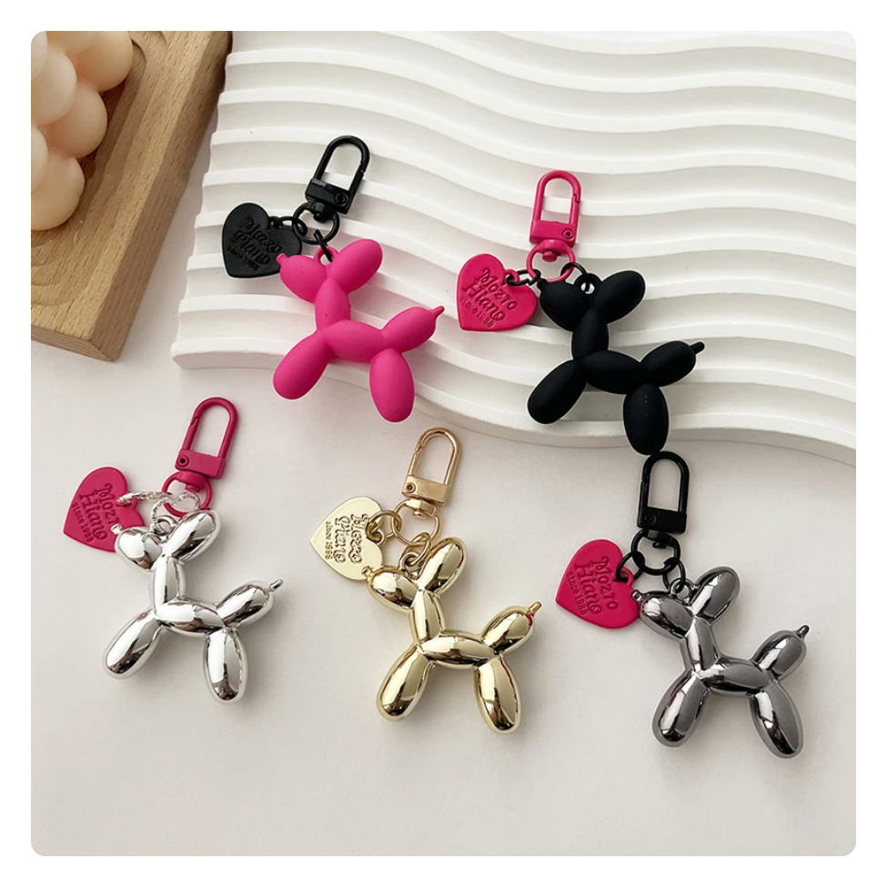 Ключодържател Balloon Dog Розов