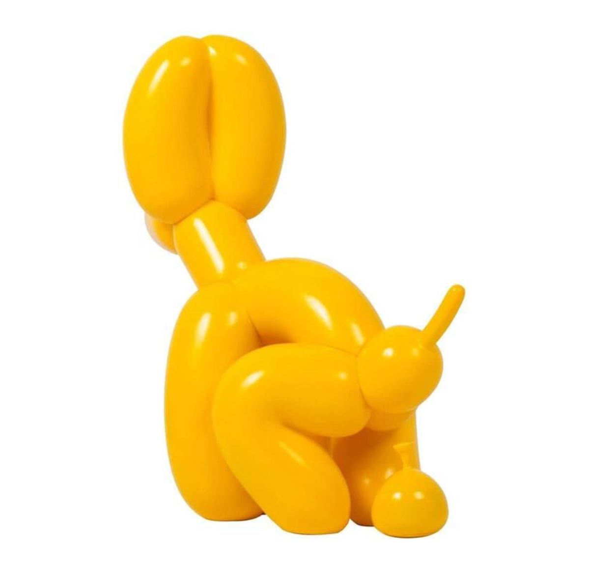 Pooping Dog Жълта Фигура