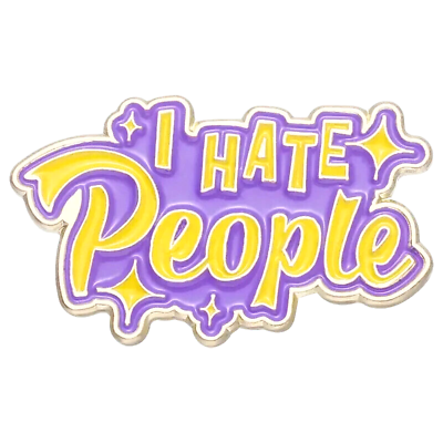 I hate people Пин